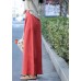 Unique Red wrinkled Embroideried Pendant Linen wide leg Pants Spring