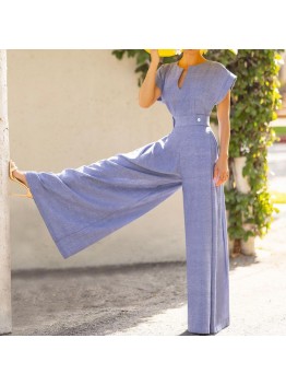 Classic glamor flared pants suit HF1619-03-01