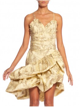 MORPHEW ATELIER Mini Dress Made From Vintage 1990S Silk Toile