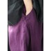 Italian Purple Oriental High Waist Linen Harem Pants Summer