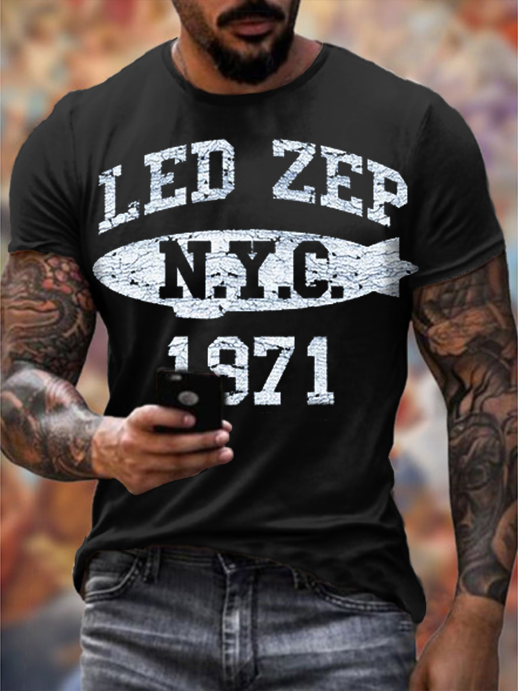 Punk Rock Vintage Street T-shirt HF2815-03-03