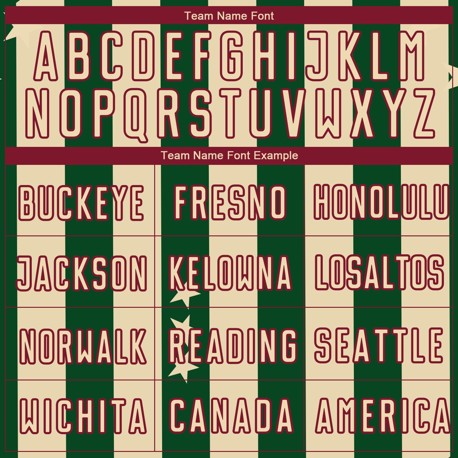 Custom City Cream Green-Crimson Stars And Stripes Sublimation Soccer Uniform Jersey