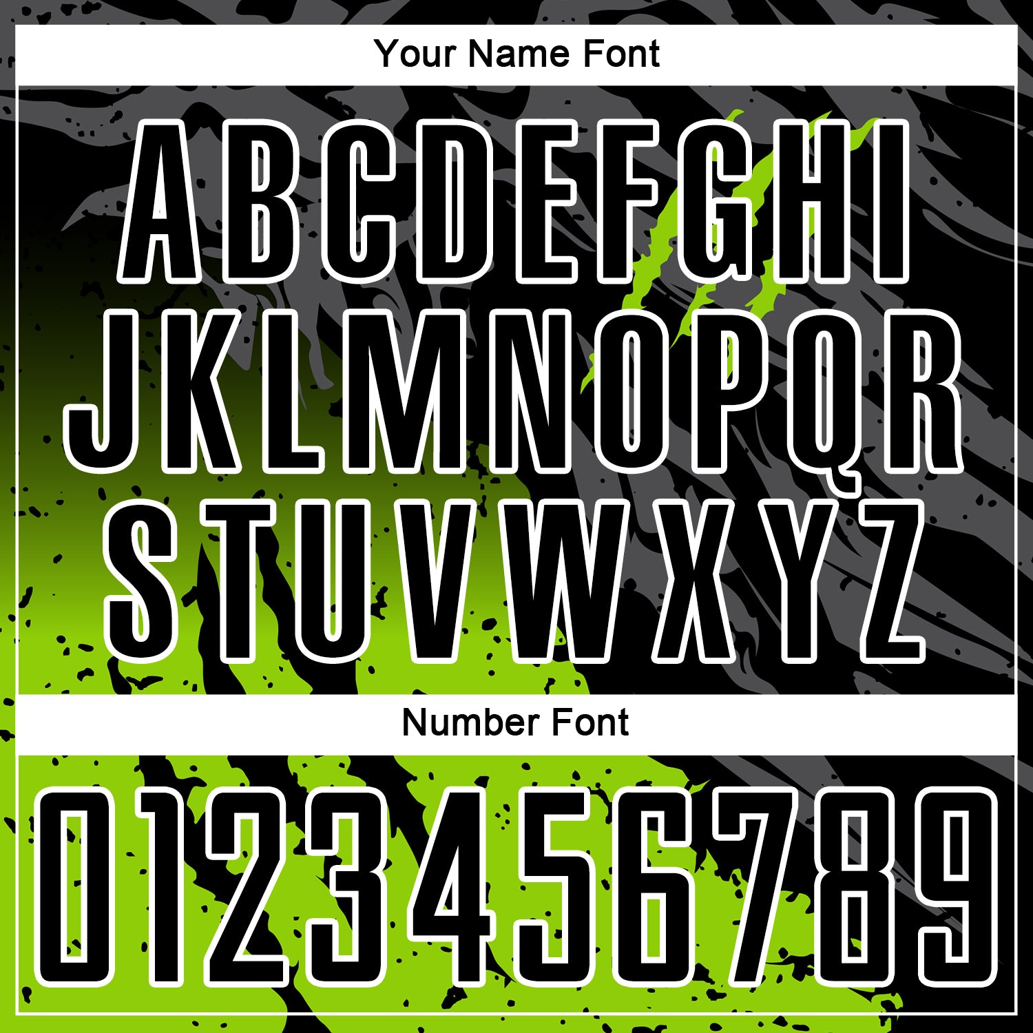 Custom Black Neon Green-White Gradient Scratch Splash Sublimation Soccer Uniform Jersey