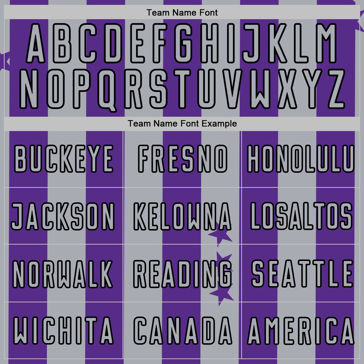 Custom Purple Gray-Black Stars And Stripes Sports Sublimation Soccer Uniform Jersey