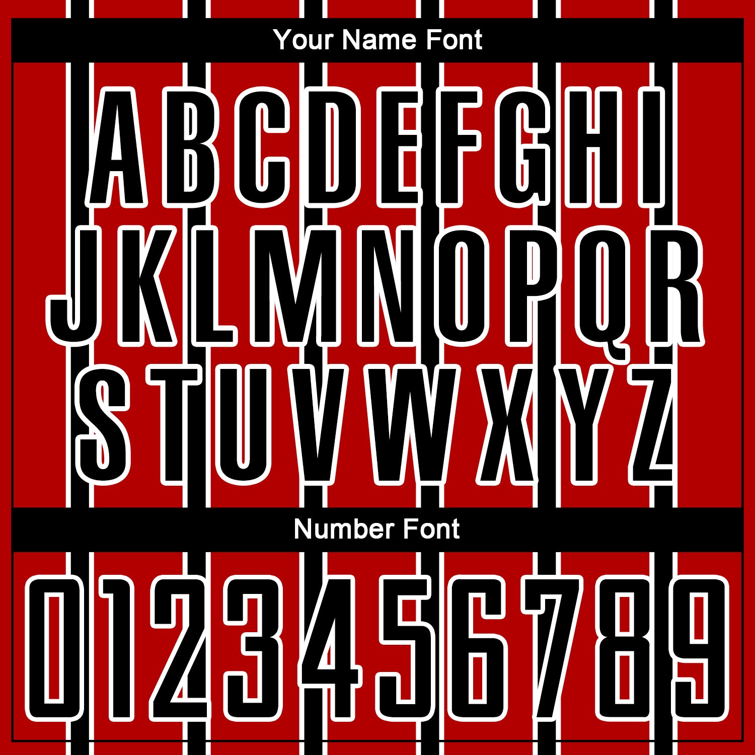 Custom Red Black-White Stripe Line Sublimation Soccer Uniform Jersey