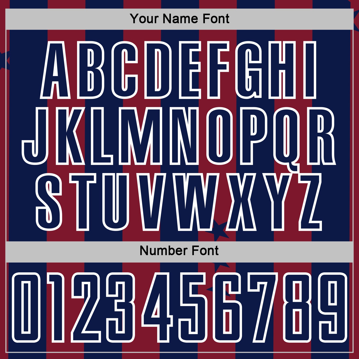 Custom Navy Crimson-White Stars And Stripes Sports Sublimation Soccer Uniform Jersey