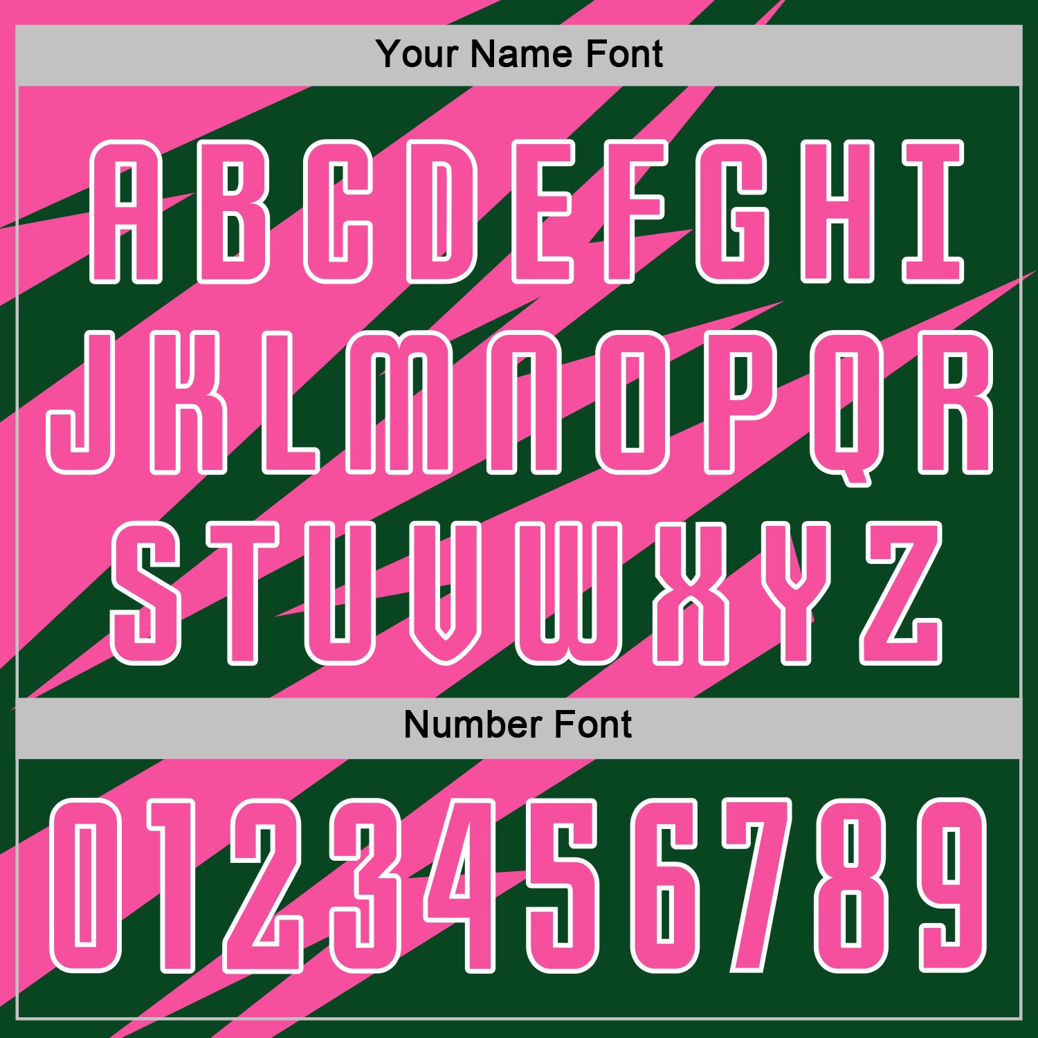 Custom Pink Green-White Abstract Line Sports Sublimation Soccer Uniform Jersey