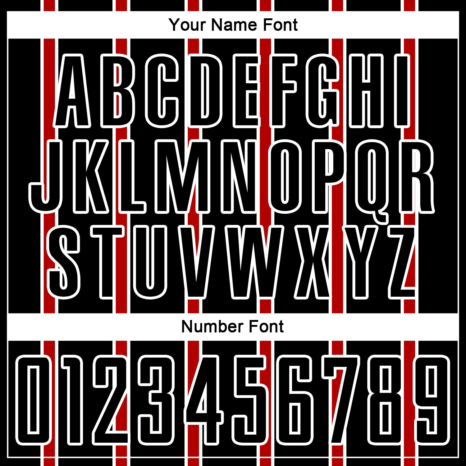 Custom Black Red-White Stripe Line Sublimation Soccer Uniform Jersey