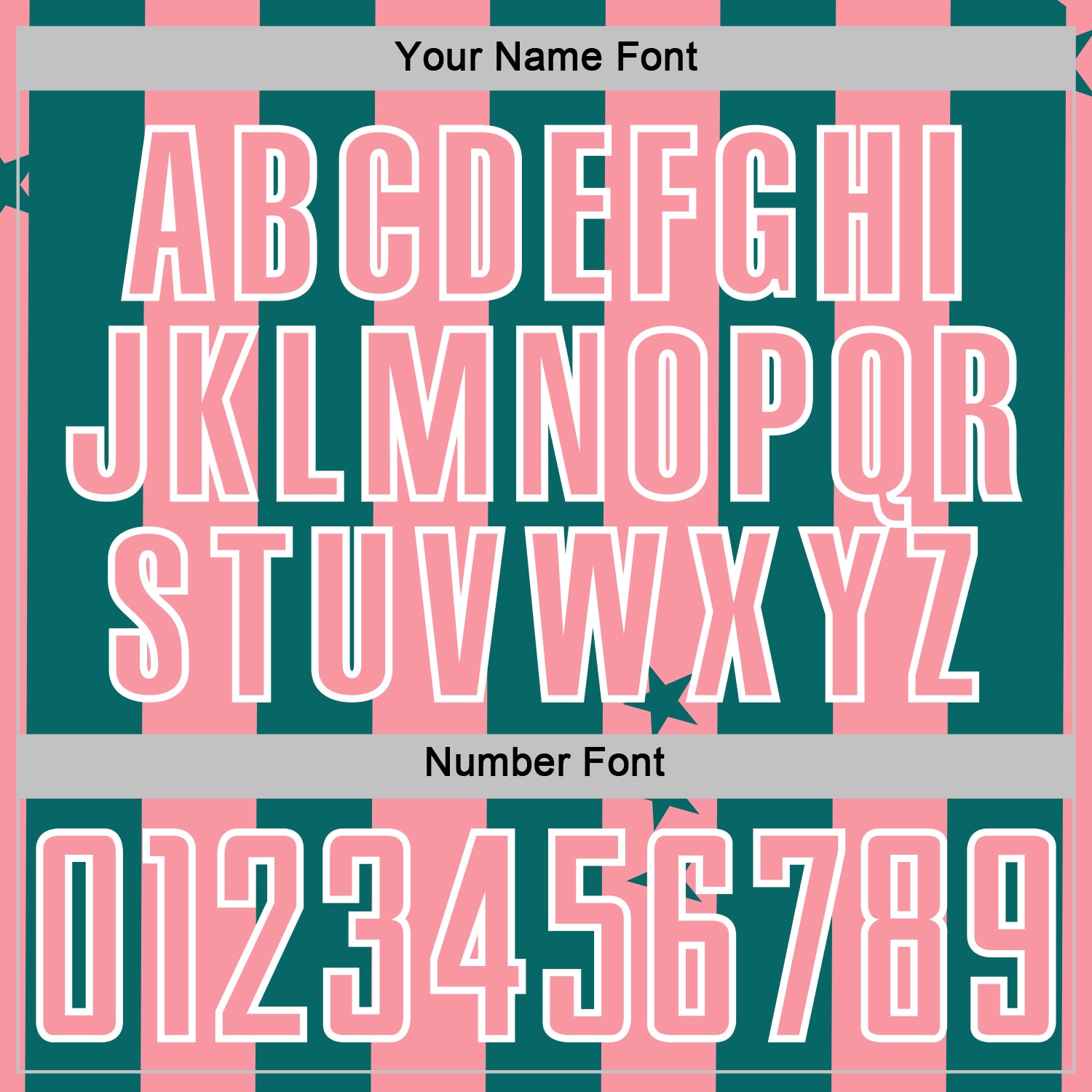 Custom Teal Medium Pink-White Stars And Stripes Sports Sublimation Soccer Uniform Jersey