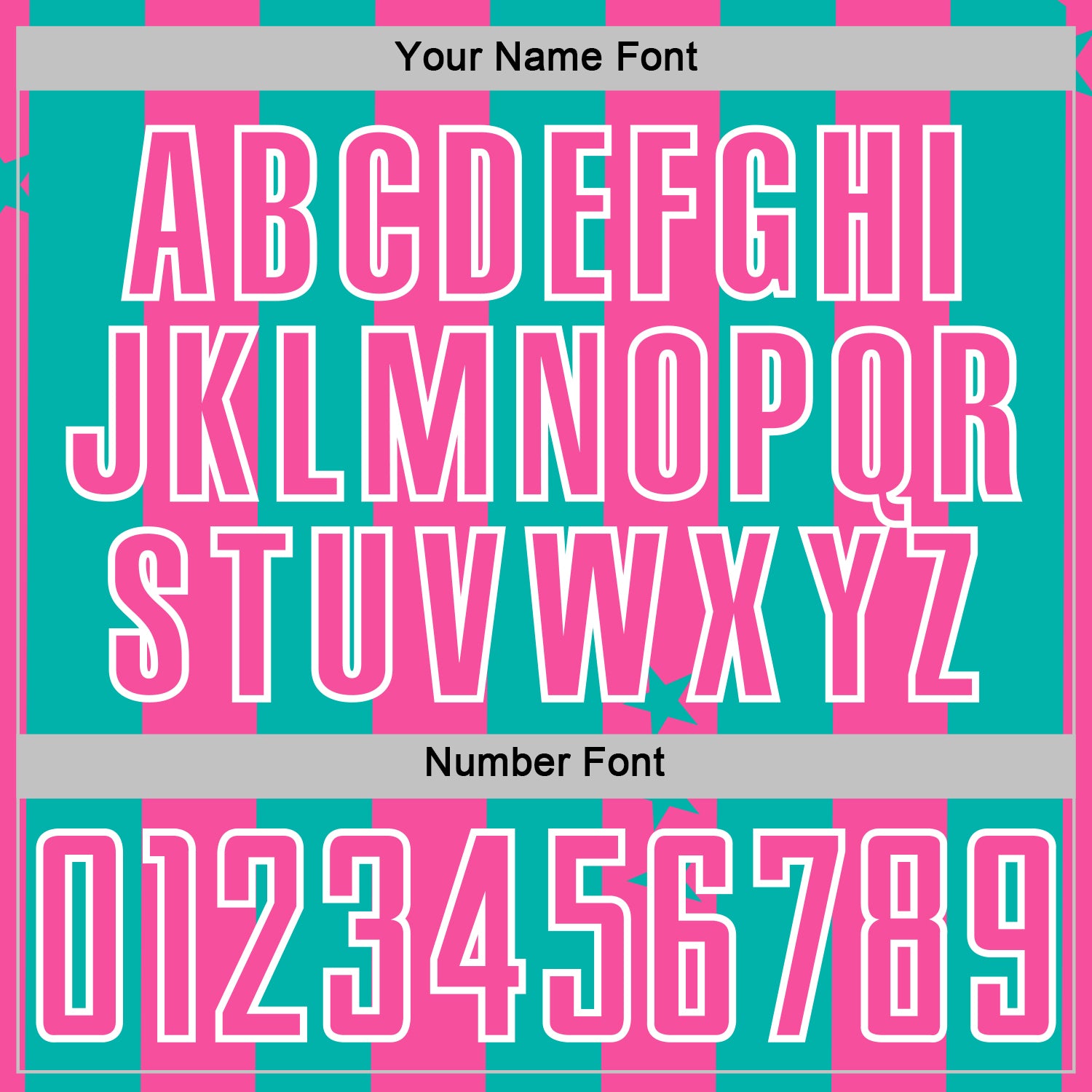 Custom Aqua Pink-White Stars And Stripes Sports Sublimation Soccer Uniform Jersey