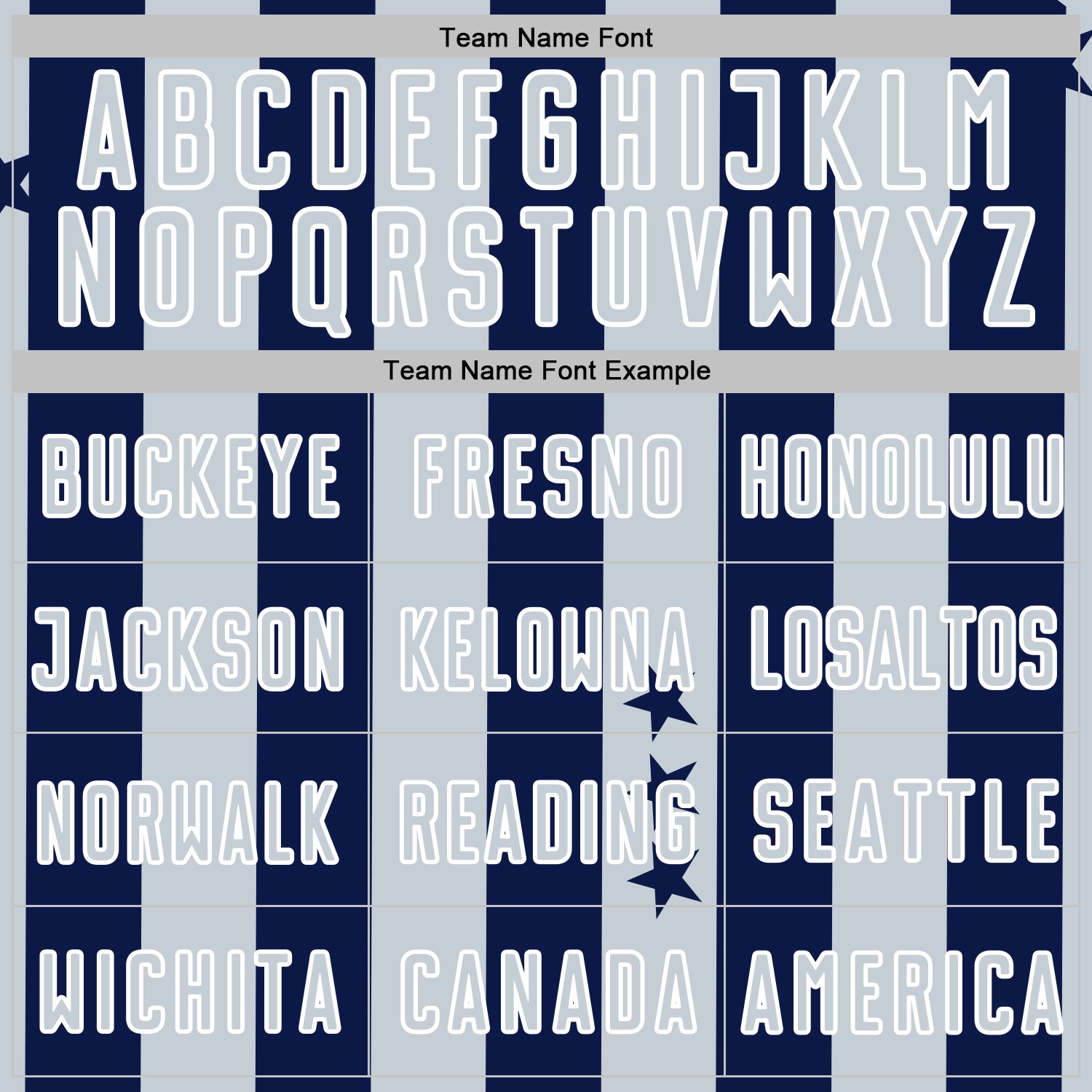 Custom Navy Silver-White Stars And Stripes Sports Sublimation Soccer Uniform Jersey