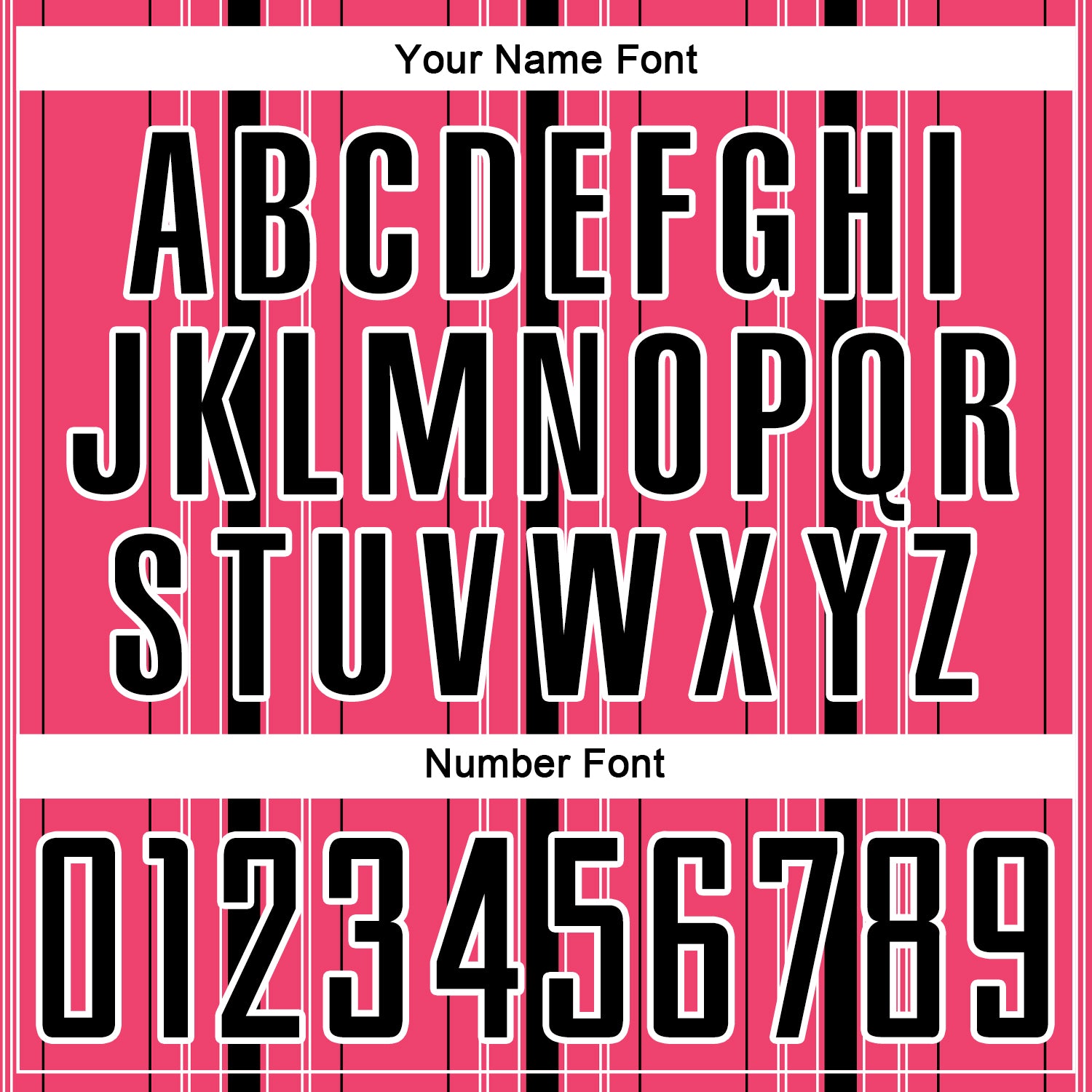 Custom Neon Pink Black-White Stripe Sublimation Soccer Uniform Jersey