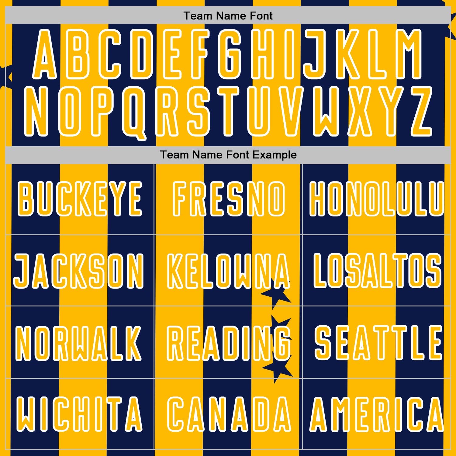 Custom Navy Gold-White Stars And Stripes Sports Sublimation Soccer Uniform Jersey