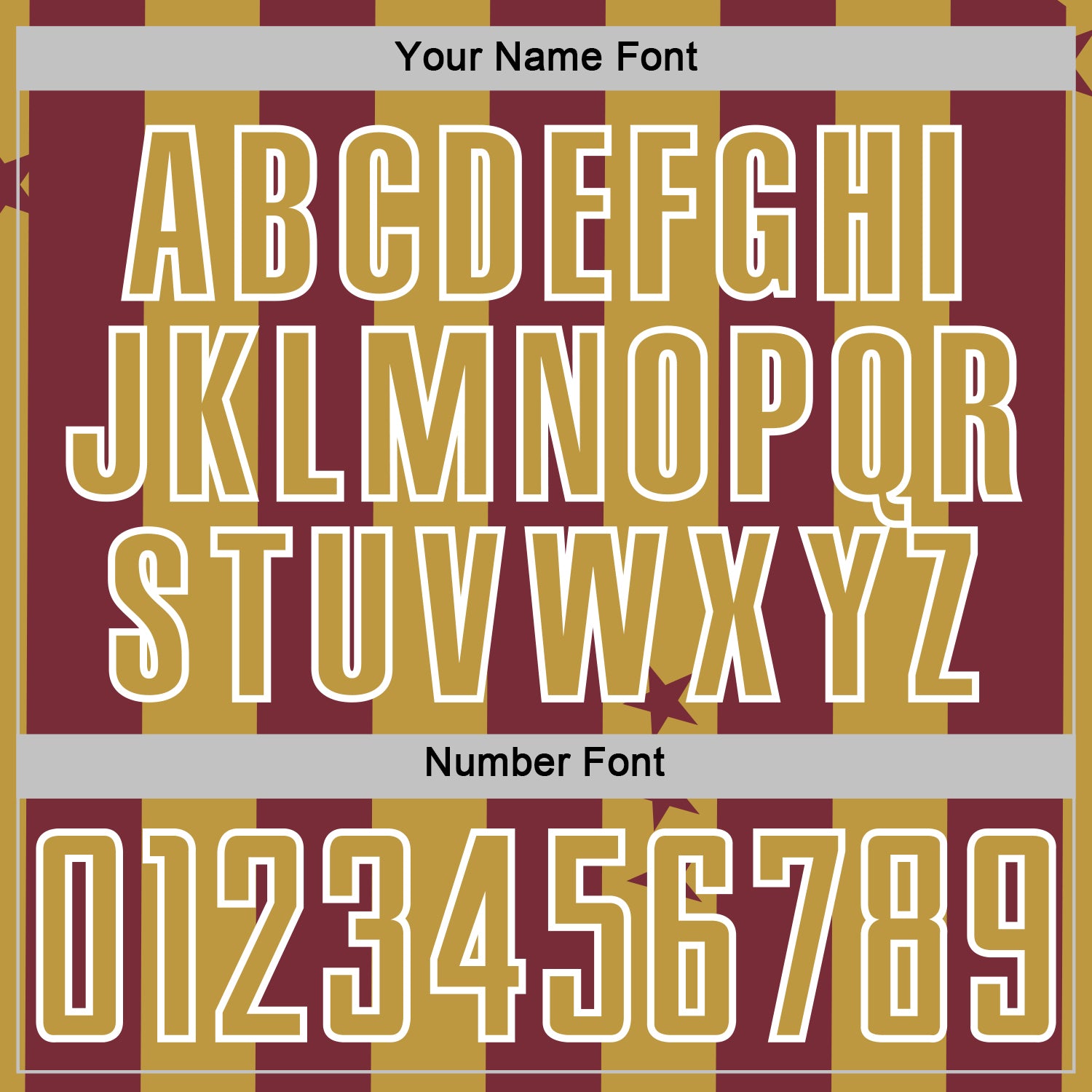 Custom Burgundy Old Gold-White Stars And Stripes Sports Sublimation Soccer Uniform Jersey