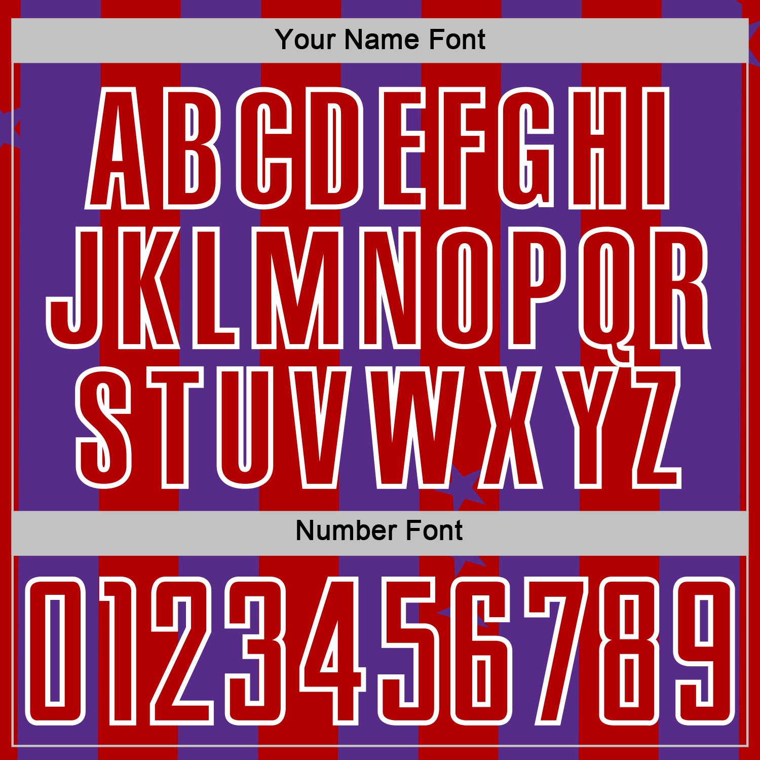 Custom Purple Red-White Stars And Stripes Sports Sublimation Soccer Uniform Jersey