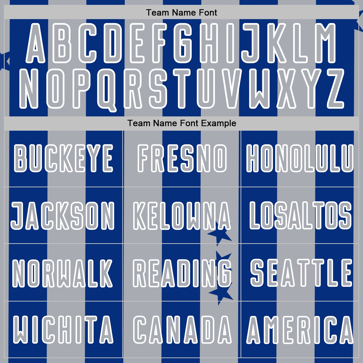 Custom Royal Gray-White Stars And Stripes Sports Sublimation Soccer Uniform Jersey