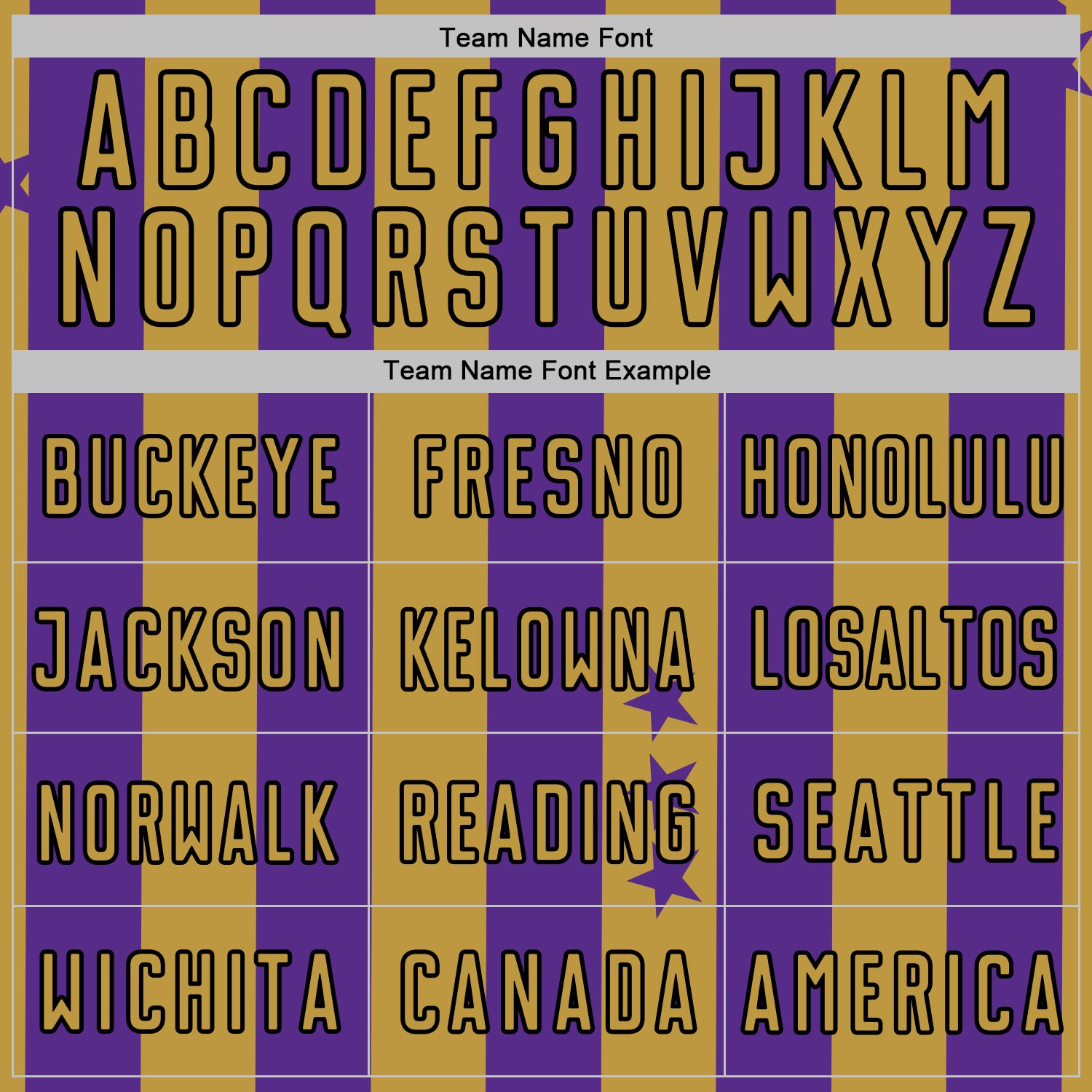 Custom Purple Old Gold-Black Stars And Stripes Sports Sublimation Soccer Uniform Jersey