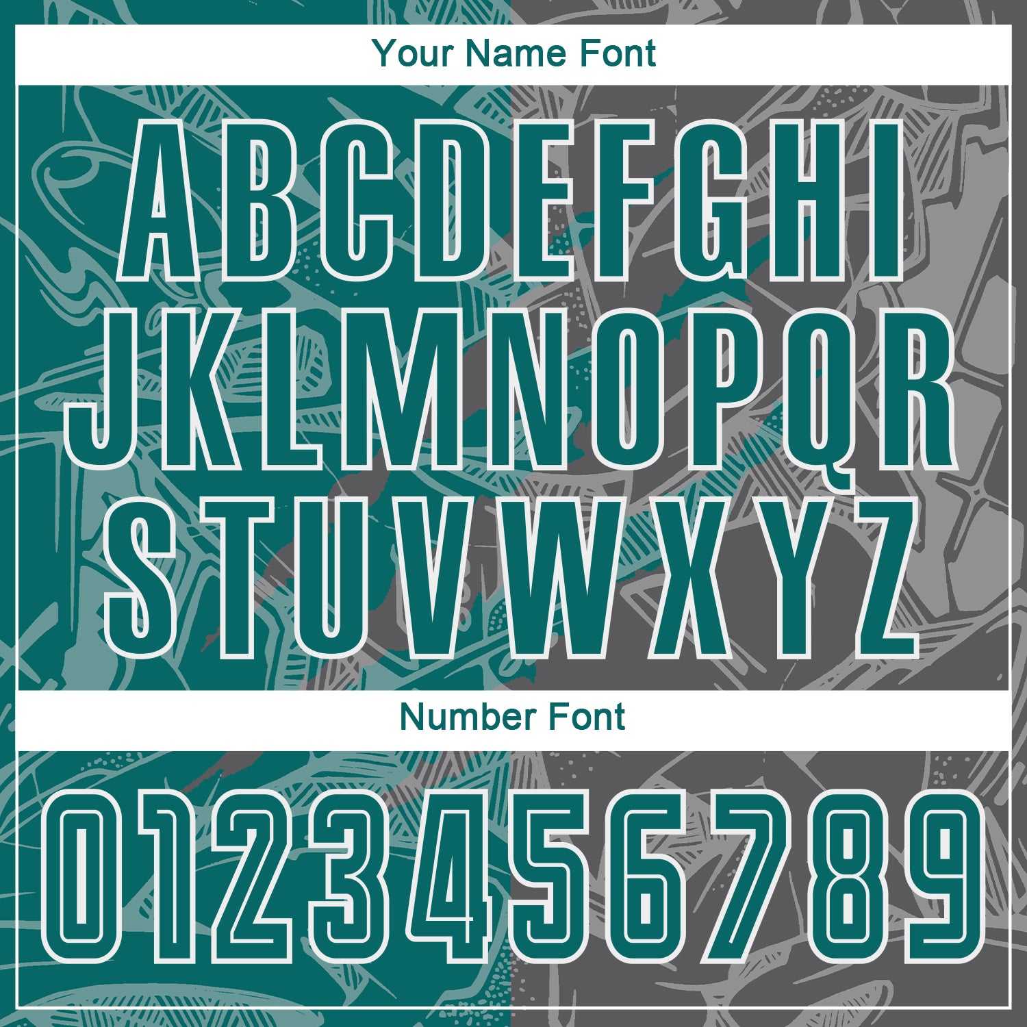 Custom Graffiti Pattern Teal-Steel Gray Scratch Sublimation Soccer Uniform Jersey