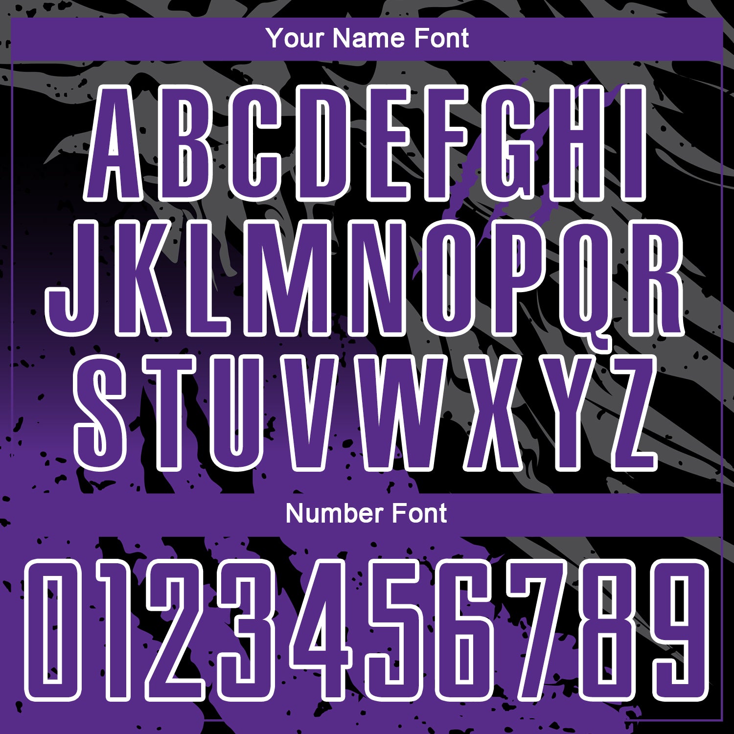 Custom Black Purple-White Gradient Scratch Splash Sublimation Soccer Uniform Jersey