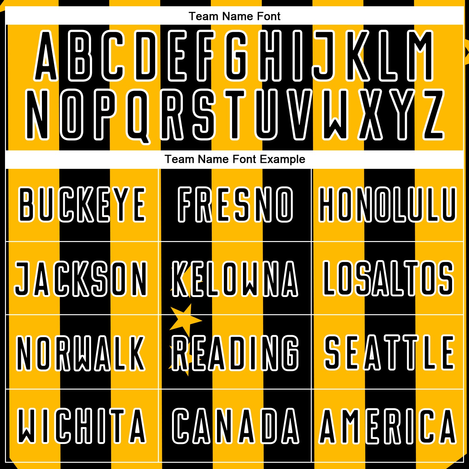 Custom Gold Black-White Stars And Stripes Sublimation Soccer Uniform Jersey