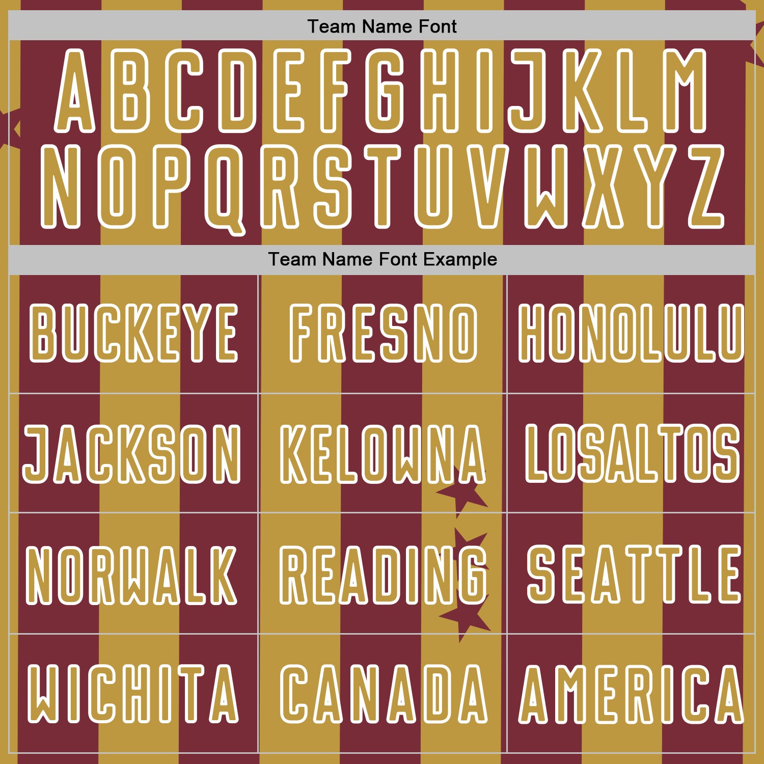 Custom Burgundy Old Gold-White Stars And Stripes Sports Sublimation Soccer Uniform Jersey