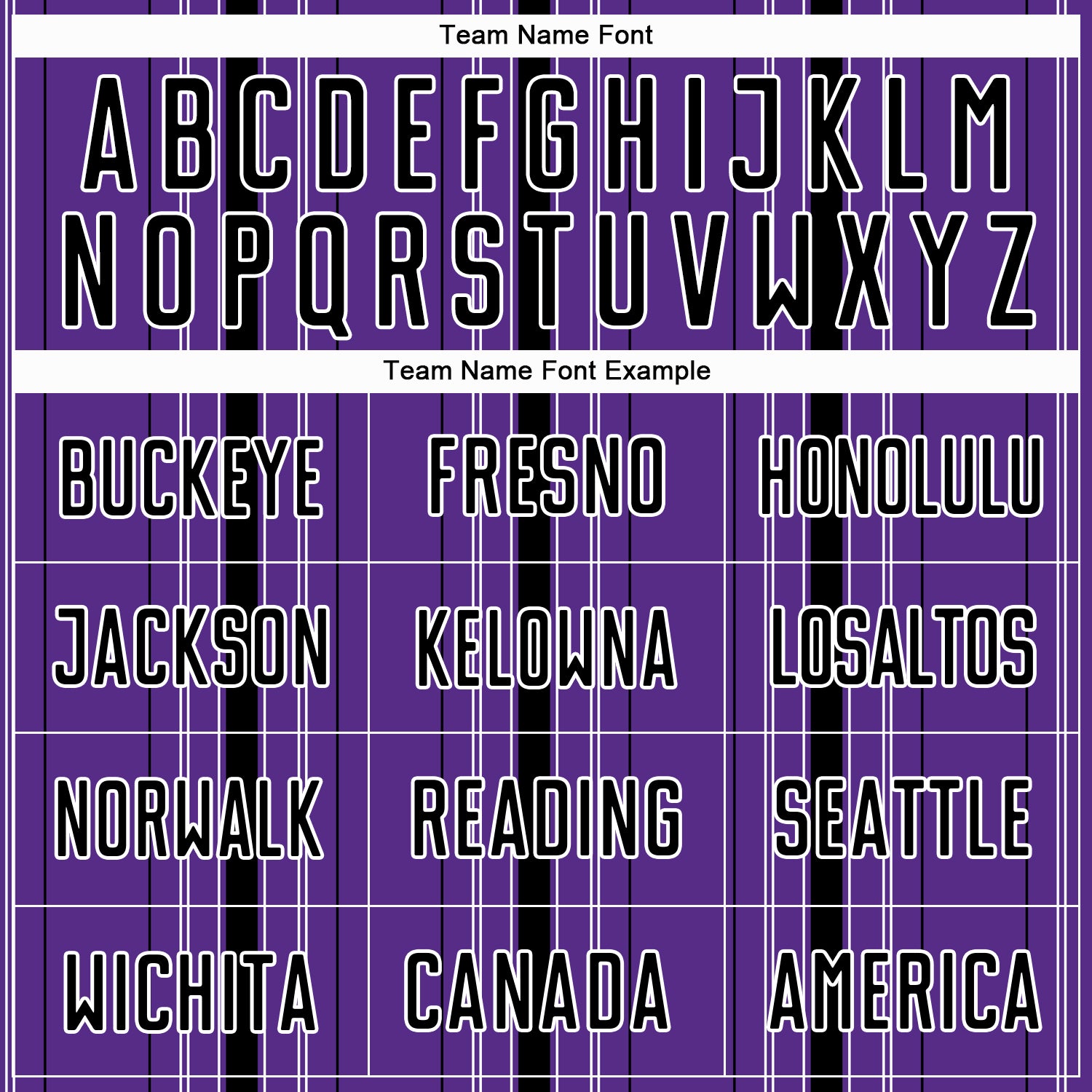 Custom Purple Black-White Stripe Sublimation Soccer Uniform Jersey