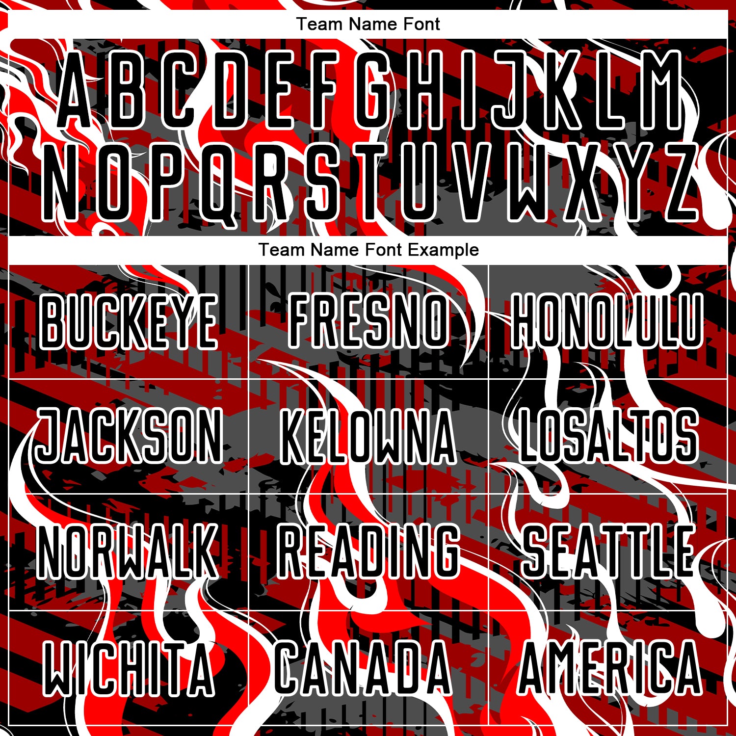 Custom Black Red-White Flame Sublimation Soccer Uniform Jersey